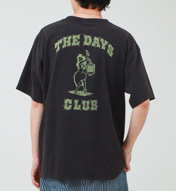 GLOSTER「【THE DAYS/ザ デイ】HIGE MOJI ROMAJI TEE 髭文字 Tシャツ」|Tシャツ・カットソー|
