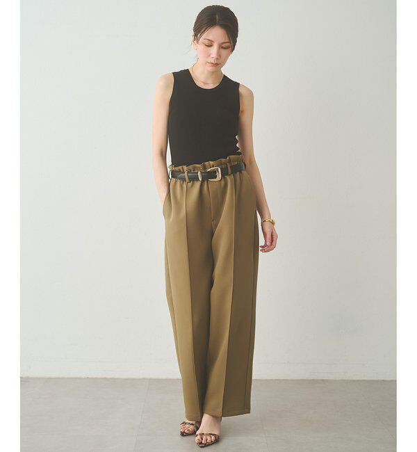  「【Drawing Numbers】トリプルクロスドロストワイドパンツ」|チノ|