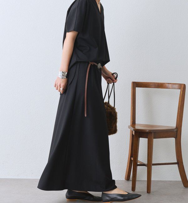  「【接触冷感/紫外線防止/セットアップ可/2サイズ展開】カットバイアススカート」|スカート|