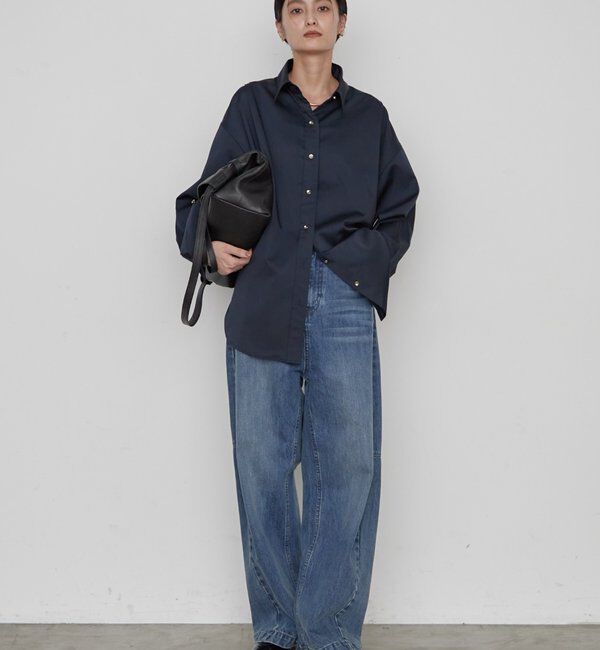  「《WEB限定/大人気につきリバイバル/累計販売１万枚達成》サテンBIGシャツ」|シャツ・ブラウス|