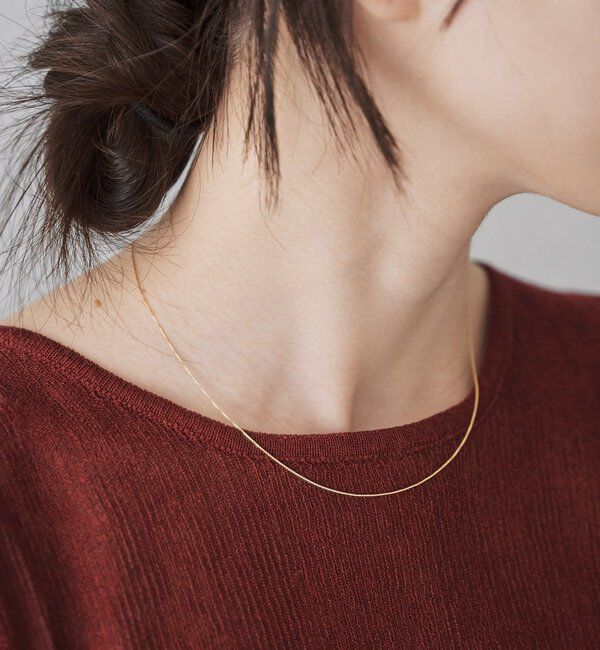  「スキニーチェーンネックレス＜Silver925＞」|ネックレス|