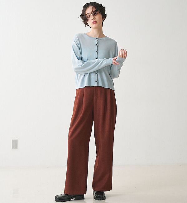 collex「クルーネックショート丈カーディガン【予約】」|カーディガン|