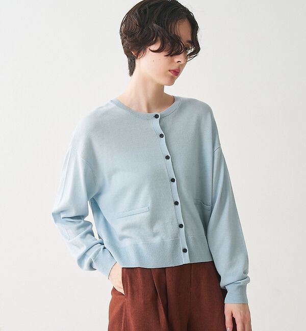 collex「クルーネックショート丈カーディガン【予約】」|カーディガン|