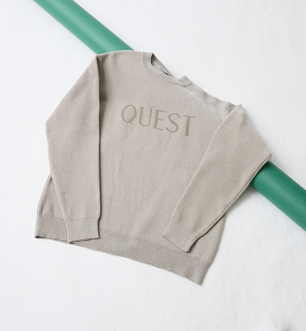 ABAHOUSE「【QUEST / ワンポイントロゴ】モールリンクス ニット」|ニット・セーター|モカ