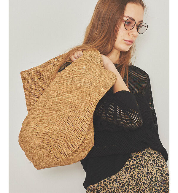 Rouge vif「【追加】【MADE IN MADA／メイドインマダ】KOKO BAG　バッグ」|かごバッグ|