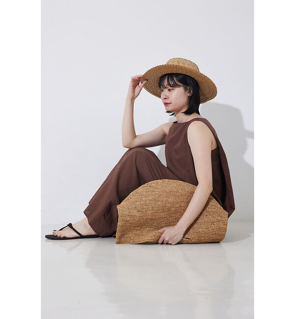 Rouge vif「【追加】【MADE IN MADA／メイドインマダ】KOKO BAG　バッグ」|かごバッグ|