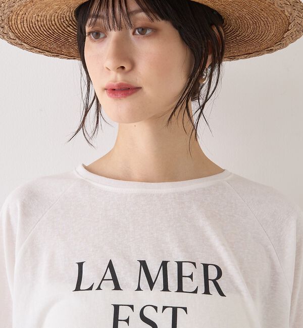 Rouge vif「シアーロゴオーバーサイズTシャツ」|Tシャツ・カットソー|