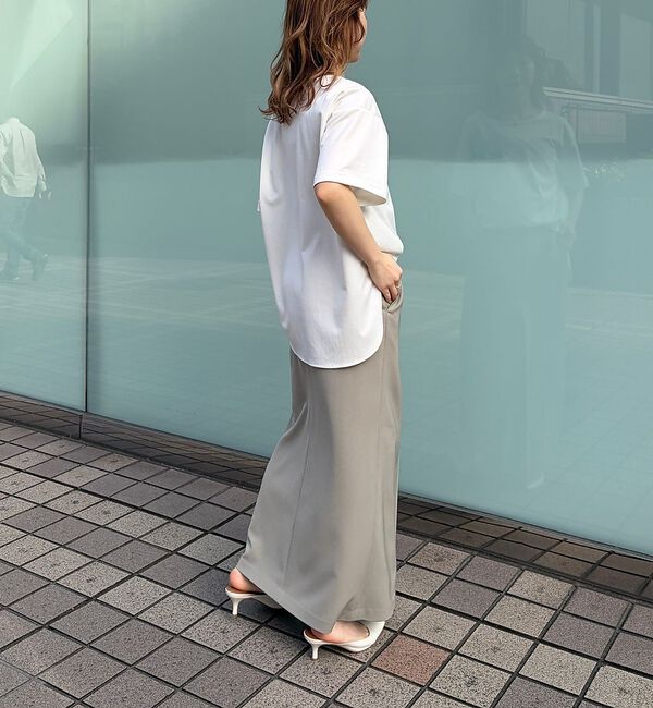 Rouge vif「ヴィンテージキュプラジャージー半袖プルオーバー」|Tシャツ・カットソー|