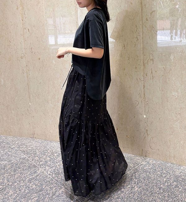 Rouge vif「ヴィンテージキュプラジャージー半袖プルオーバー」|Tシャツ・カットソー|