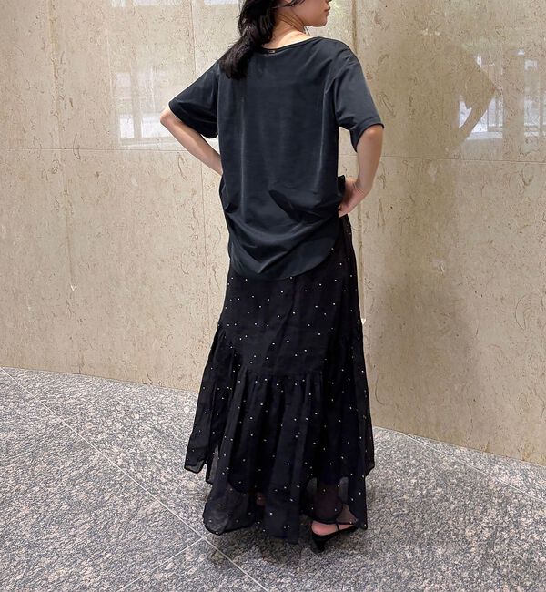 Rouge vif「ヴィンテージキュプラジャージー半袖プルオーバー」|Tシャツ・カットソー|