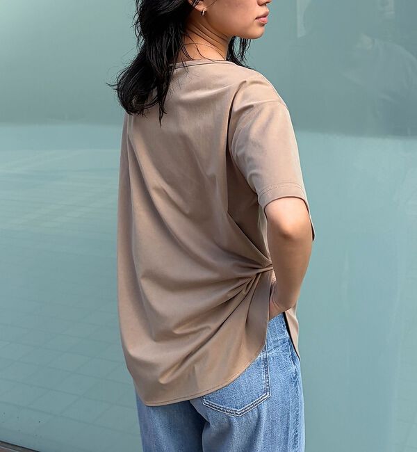 Rouge vif「ヴィンテージキュプラジャージー半袖プルオーバー」|Tシャツ・カットソー|