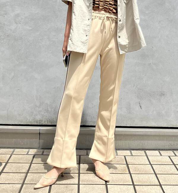 A_「【THE FLATS/ザフラッツ】TRACK PANTS」|その他|ベージュ