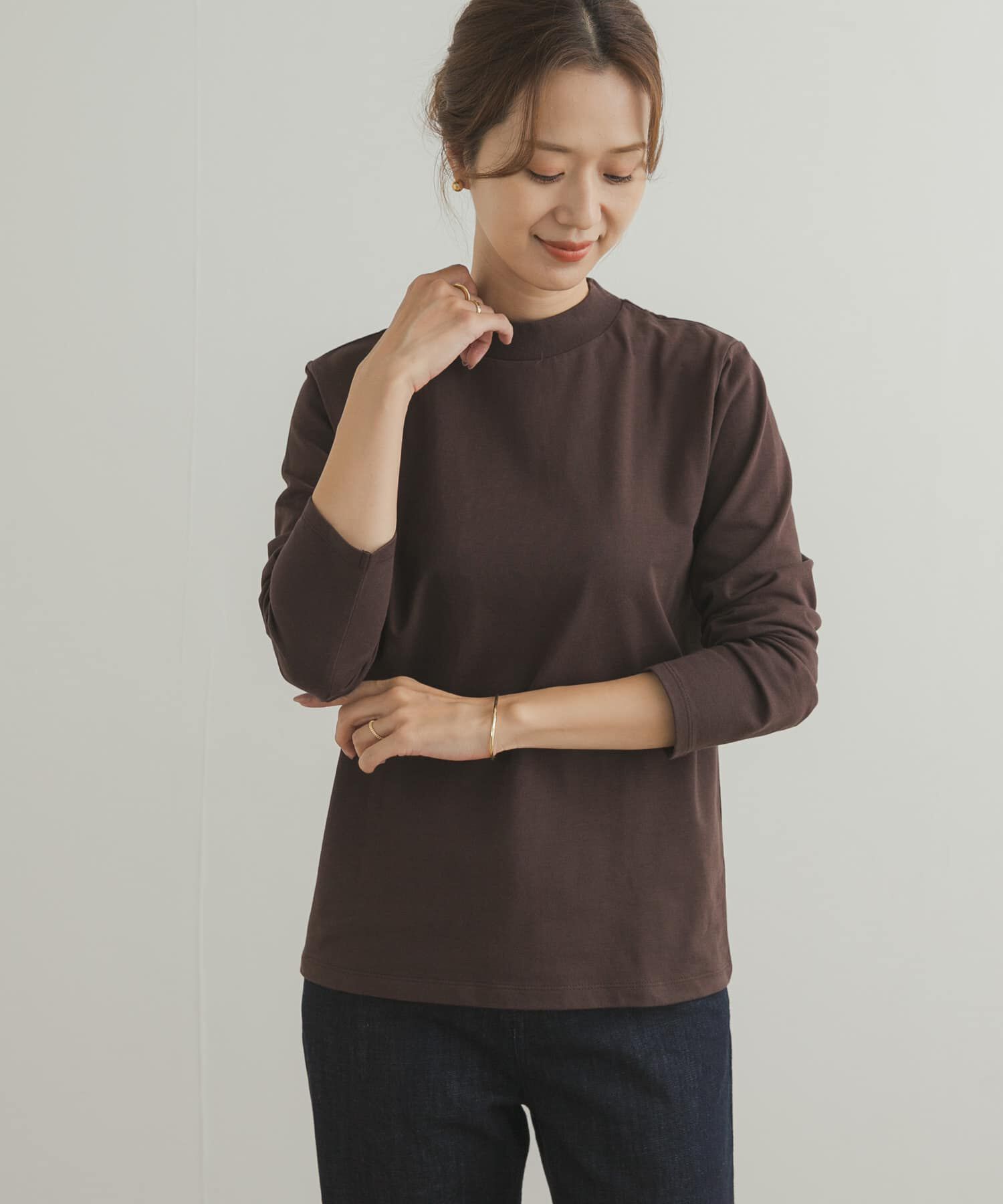 URBAN RESEARCH DOORS「Grow Organic ハイネックロングスリーブTシャツ」|Tシャツ・カットソー|
