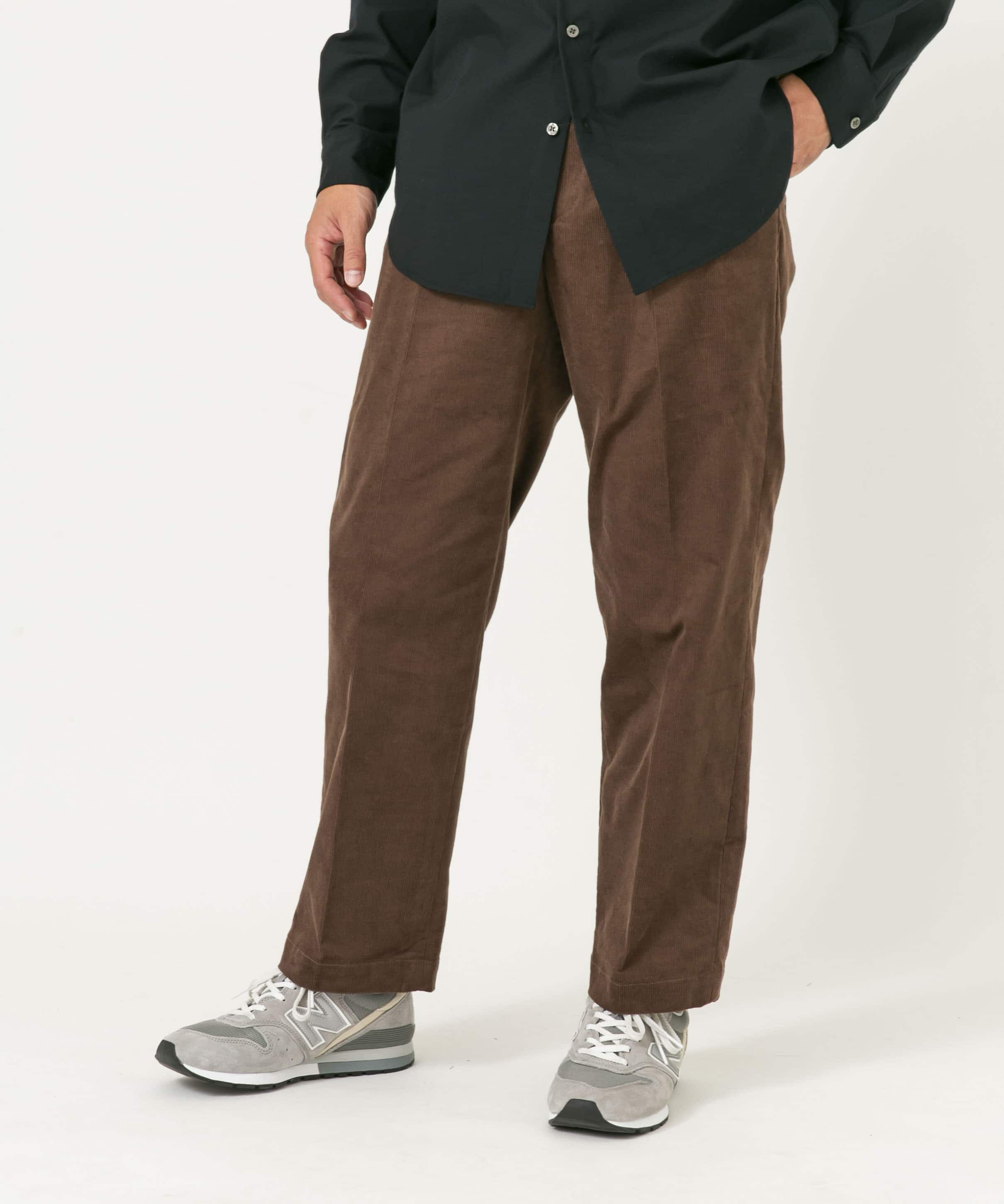 URBAN RESEARCH ROSSO「『XLサイズあり』ストレッチコーデュロイ1タックワイドスラックス」|その他|