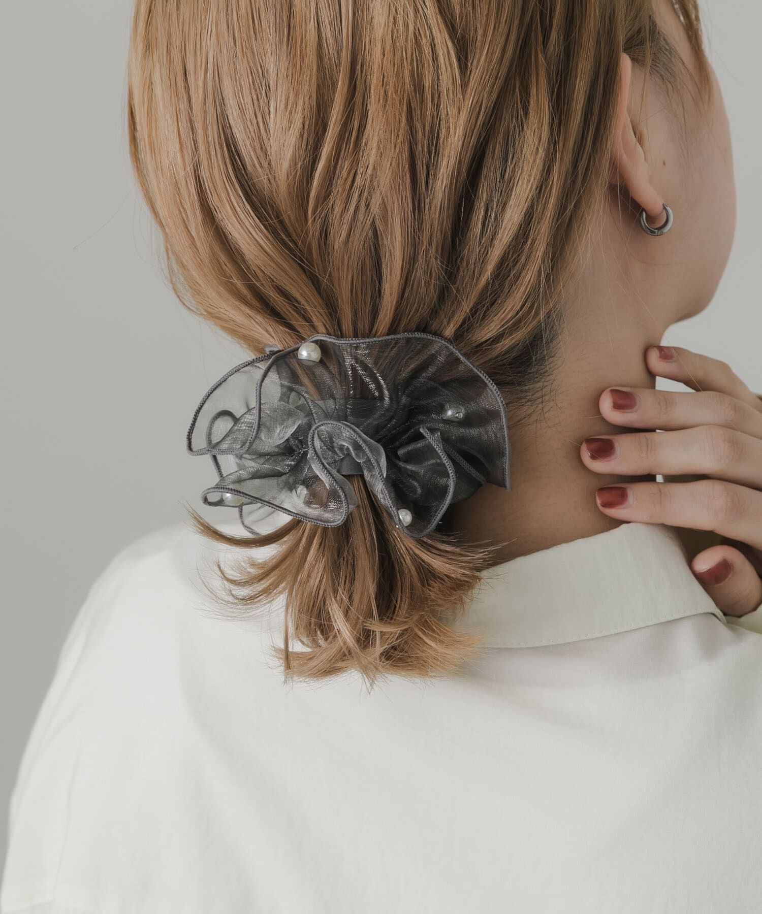 SMELLY「シアーフリルパールヘアカフ」|その他|