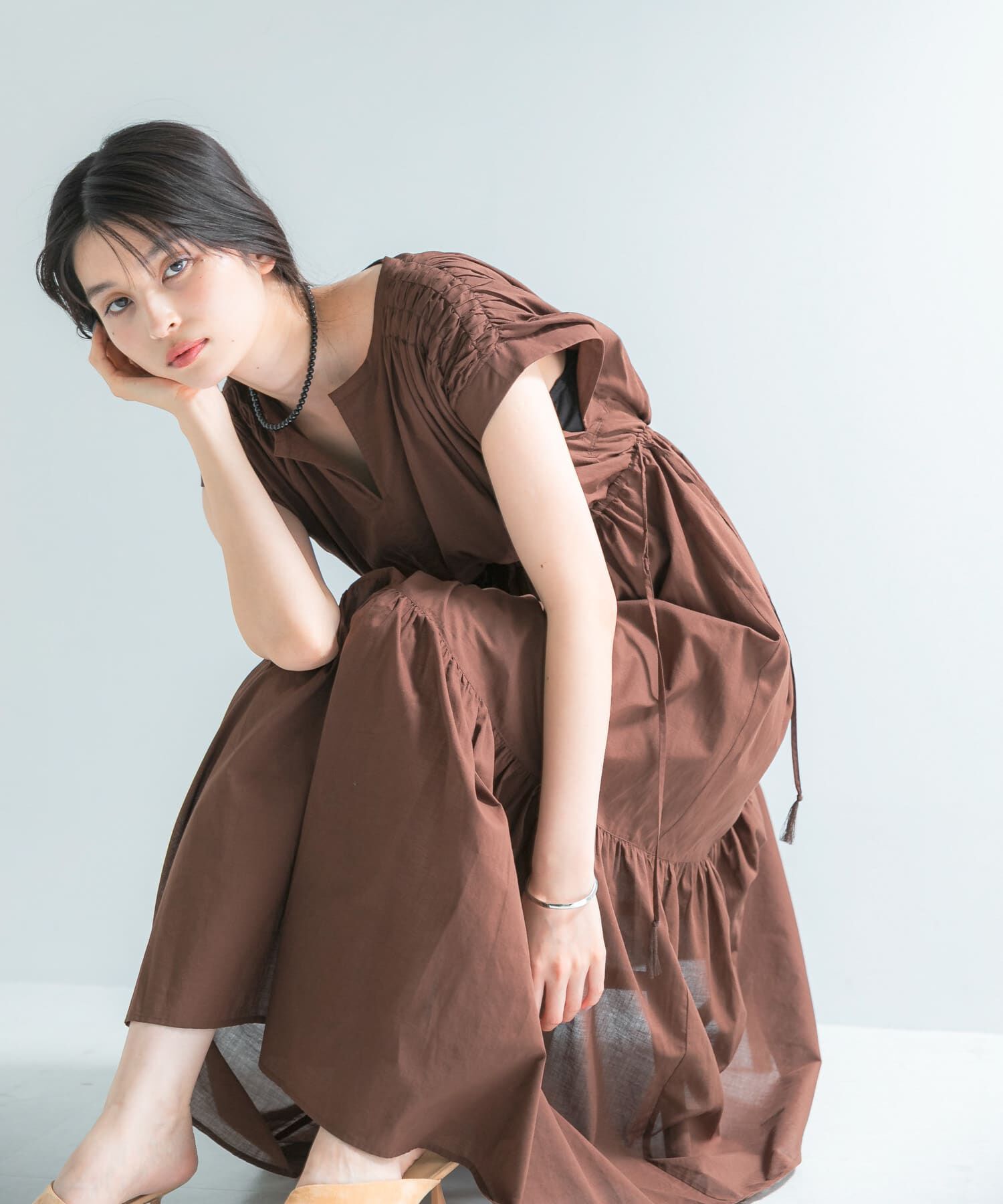 URBAN RESEARCH ROSSO「『WEB限定』コットンボイルワンピース」|ワンピース|