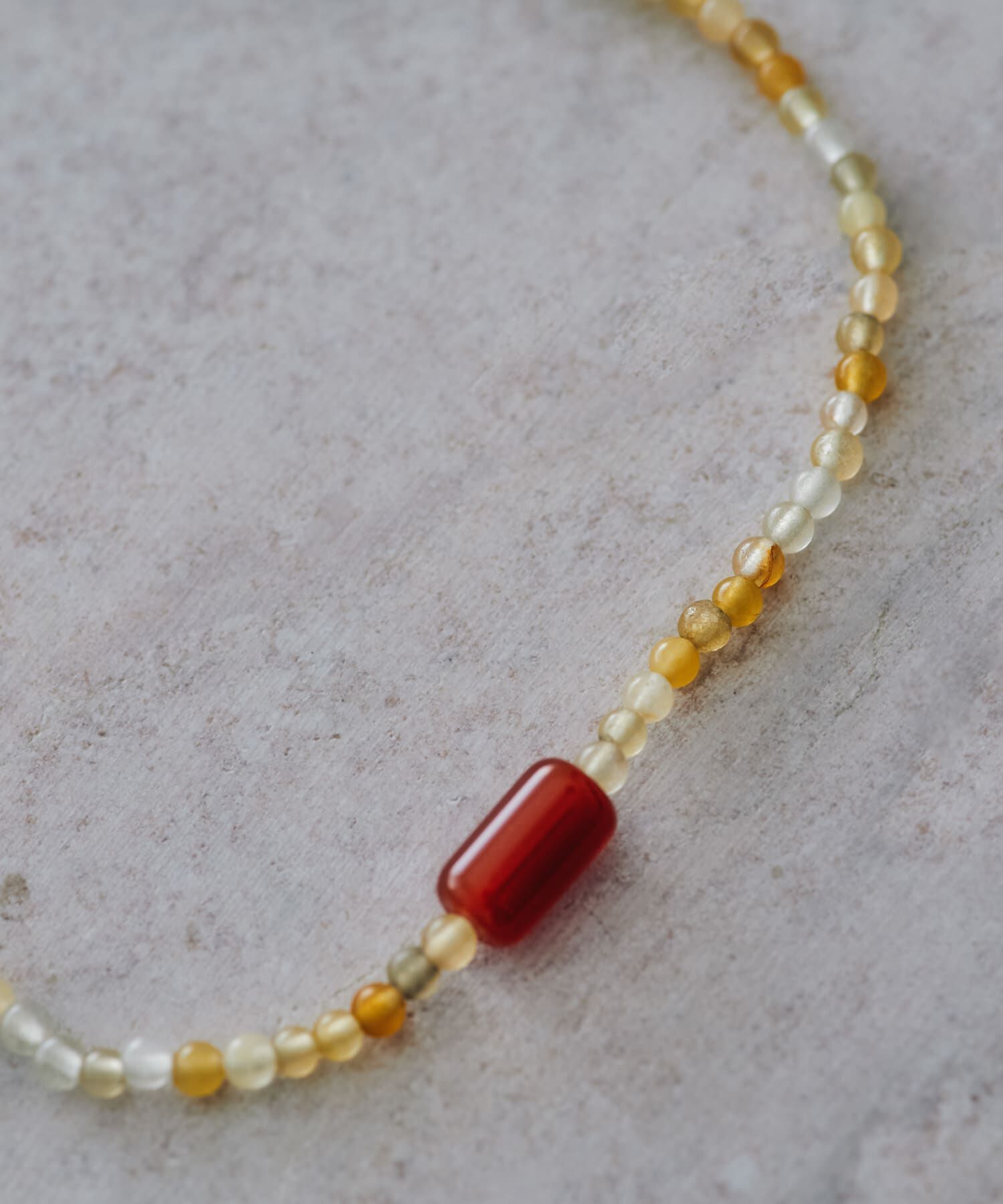 SMELLY「SMELLY so&rsquo;　yellowaventurine necklace」|ネックレス|