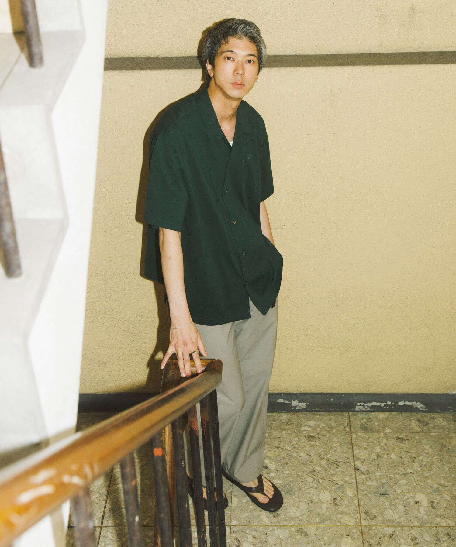 URBAN RESEARCH「『別注』LACOSTE&times;URBAN RESEARCH　FUNCTIONAL PIQUE OP SHIRTS」|シャツ・ブラウス|