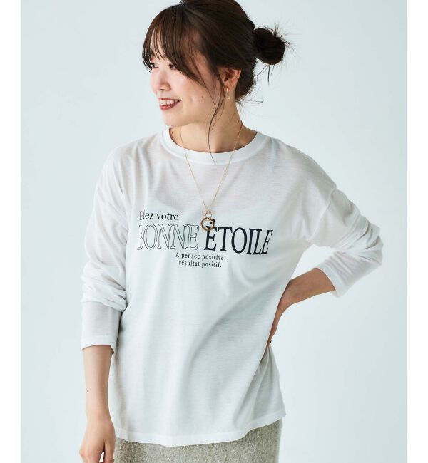 le.coeur blanc「《手洗い可能》BONNE ETOILE ロンTEE」|Tシャツ・カットソー|
