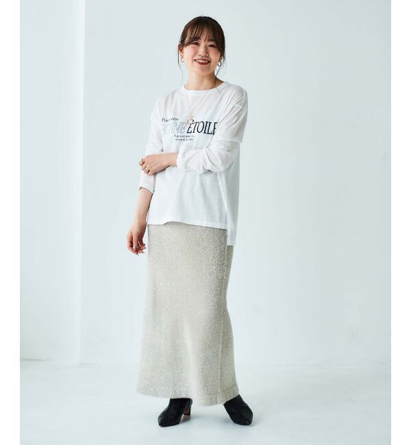 le.coeur blanc「《手洗い可能》BONNE ETOILE ロンTEE」|Tシャツ・カットソー|
