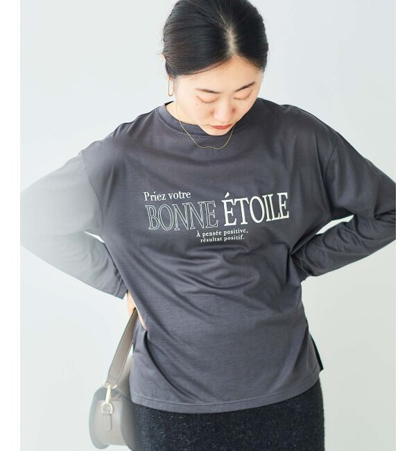 le.coeur blanc「《手洗い可能》BONNE ETOILE ロンTEE」|Tシャツ・カットソー|