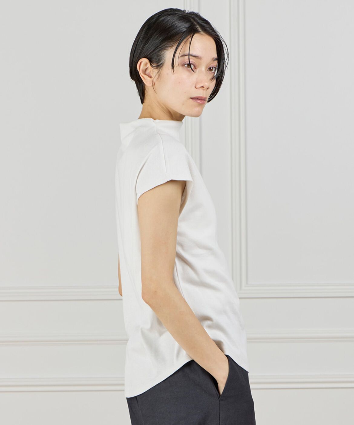 DAY by DAY it&rsquo;s international「ボトルネックカットソー《スビン綿MIXフライス》」|Tシャツ・カットソー|