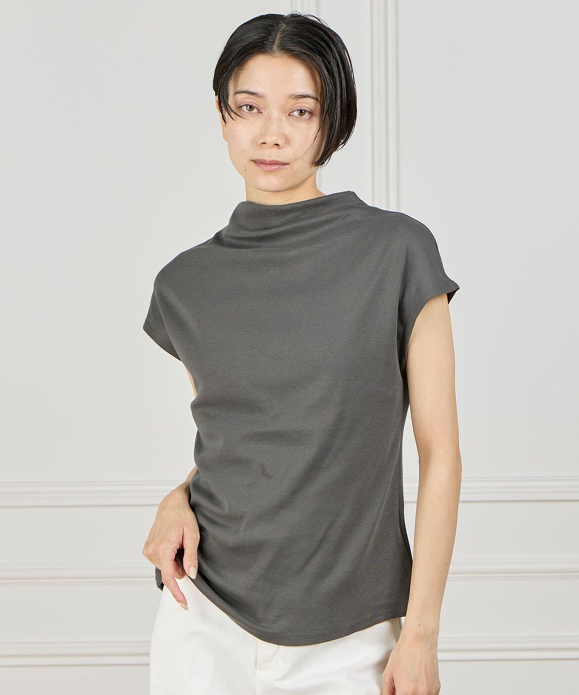 DAY by DAY it&rsquo;s international「ボトルネックカットソー《スビン綿MIXフライス》」|Tシャツ・カットソー|