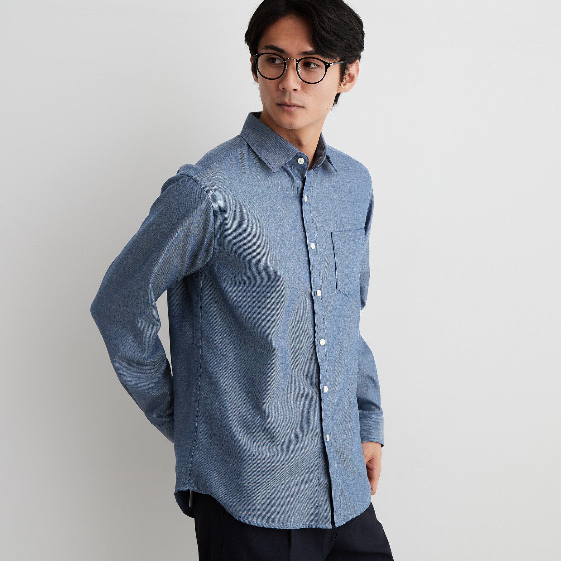 THE SHOP TK「【防シワ／洗濯機OK】アソート 長袖ネルシャツ」|シャツ・ブラウス|