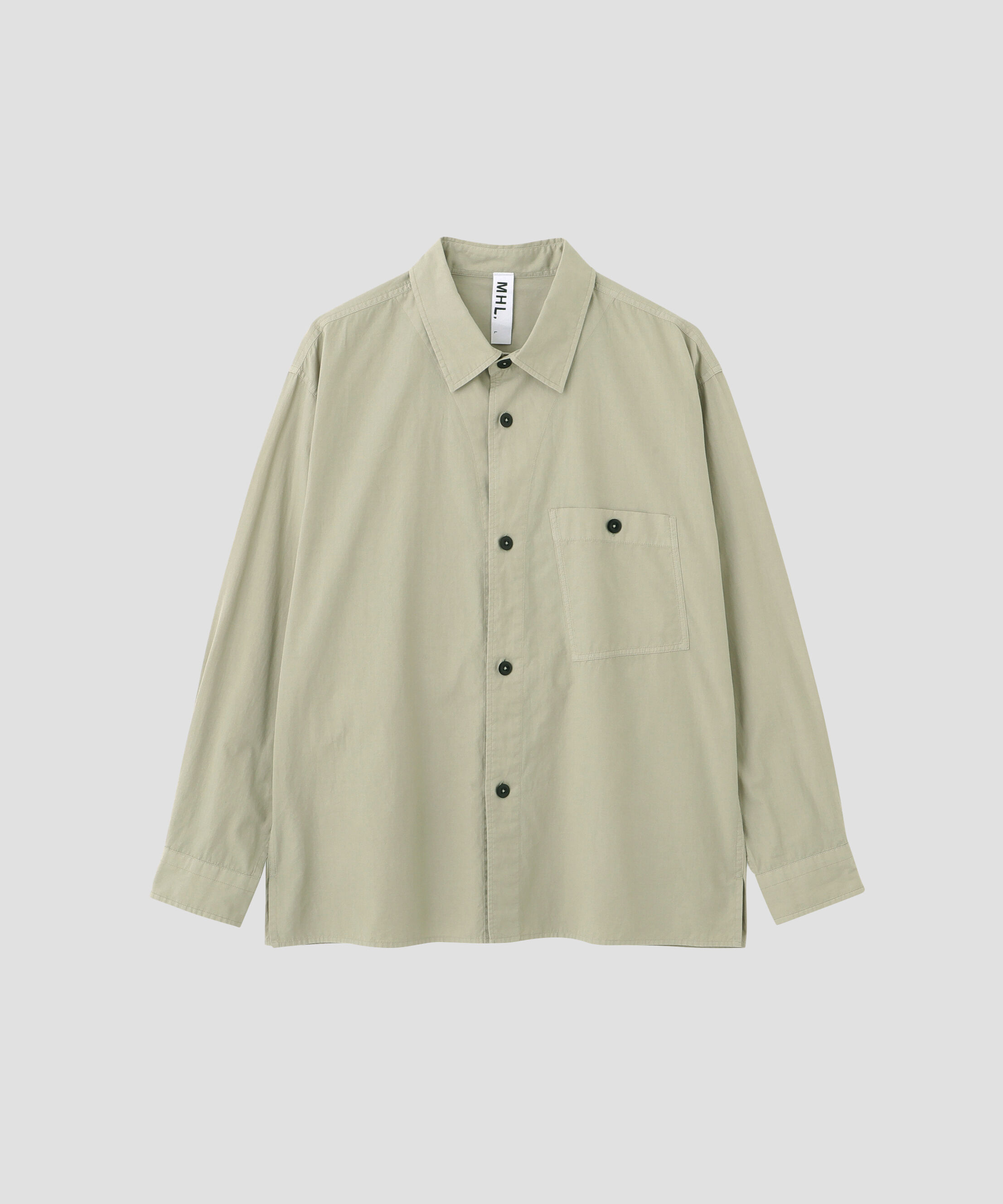 MHL.「GARMENT DYE COTTON SHIRTING SHIRT」|シャツ・ブラウス|