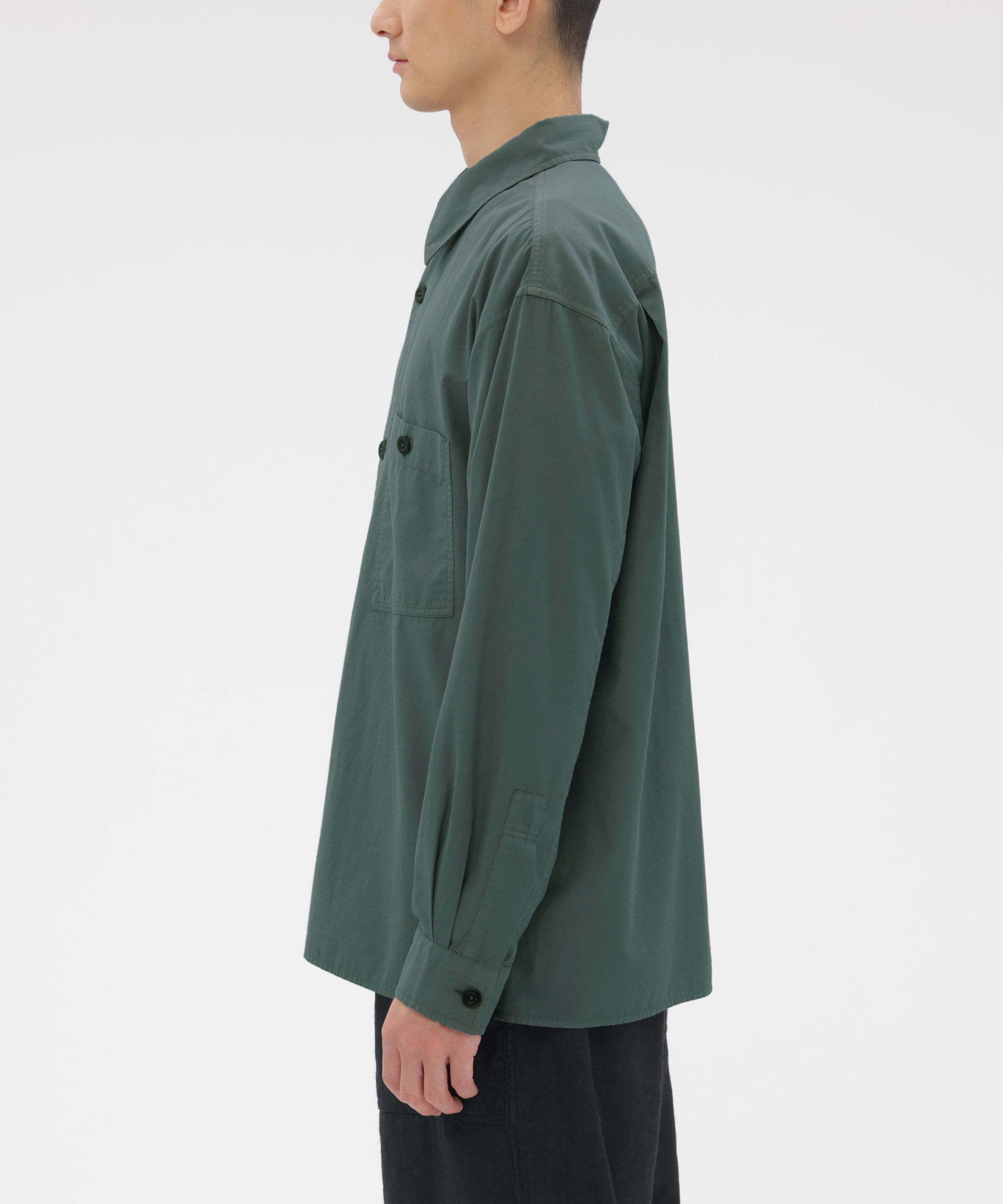 MHL.「GARMENT DYE COTTON SHIRTING SHIRT」|シャツ・ブラウス|