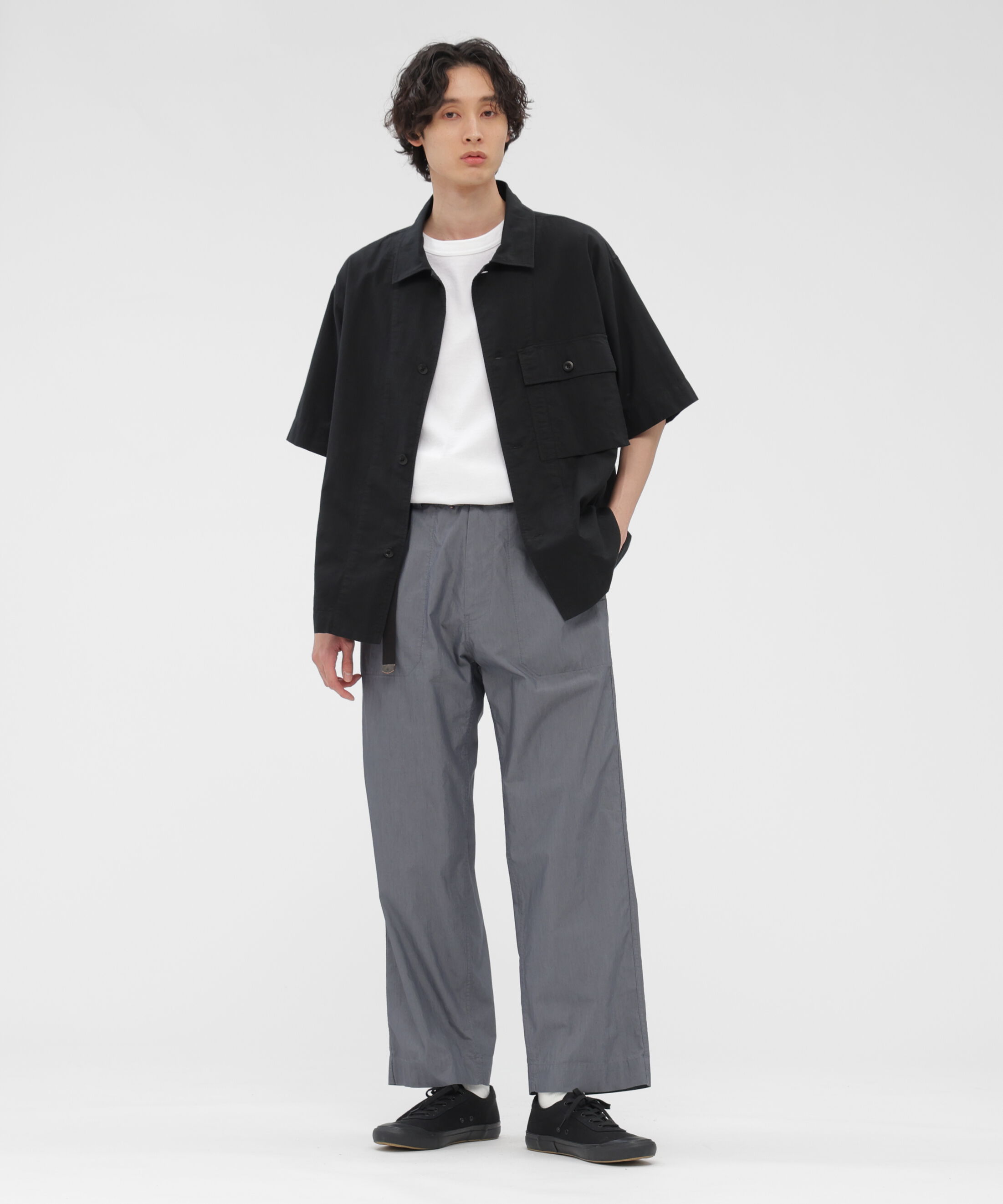 MHL.「GARMENT DYED FINE COTTON OXFORD SHIRT」|シャツ・ブラウス|