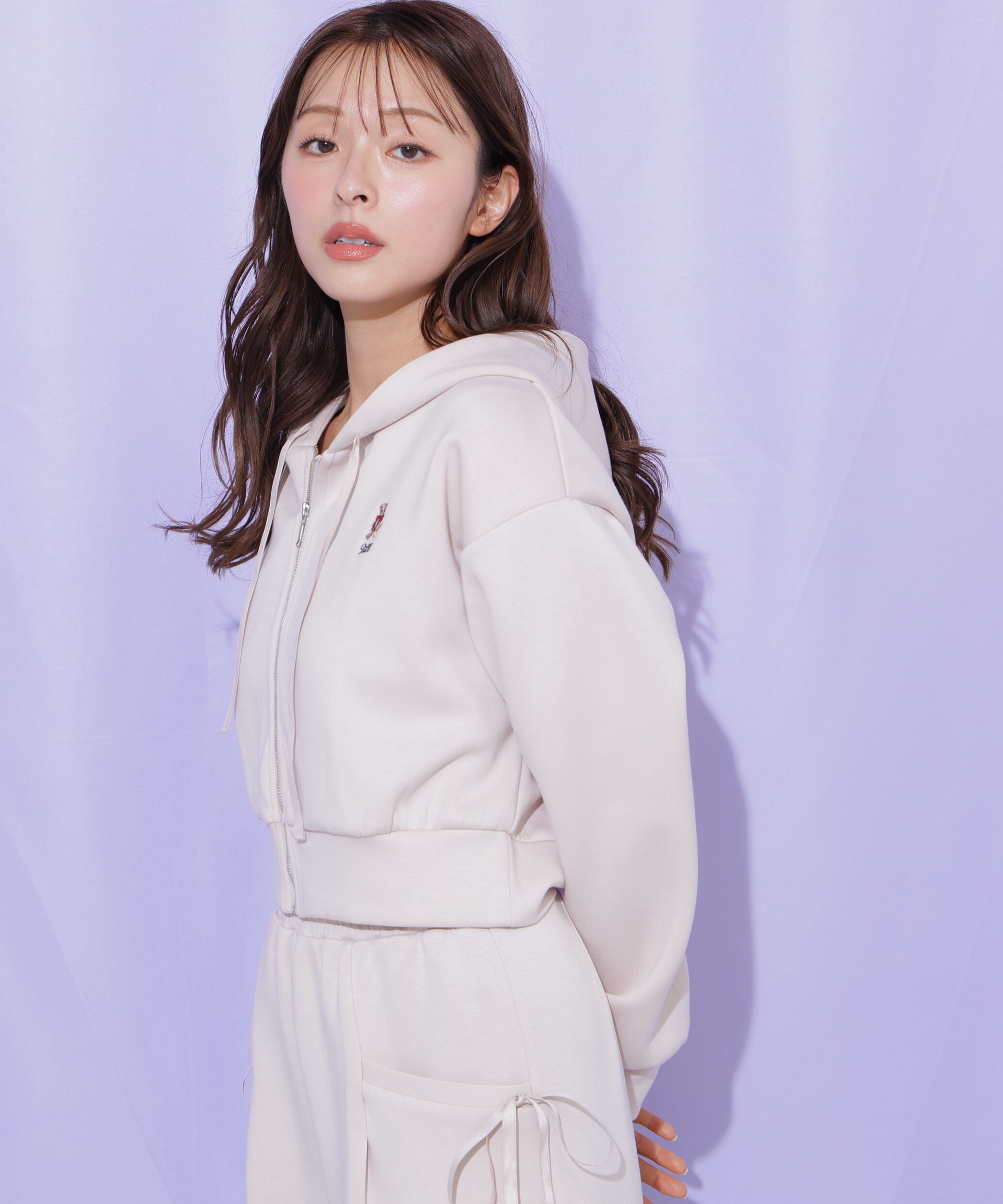  「＜BEARシリーズ＞ワンポイント刺繍パーカー」|Tシャツ・カットソー|