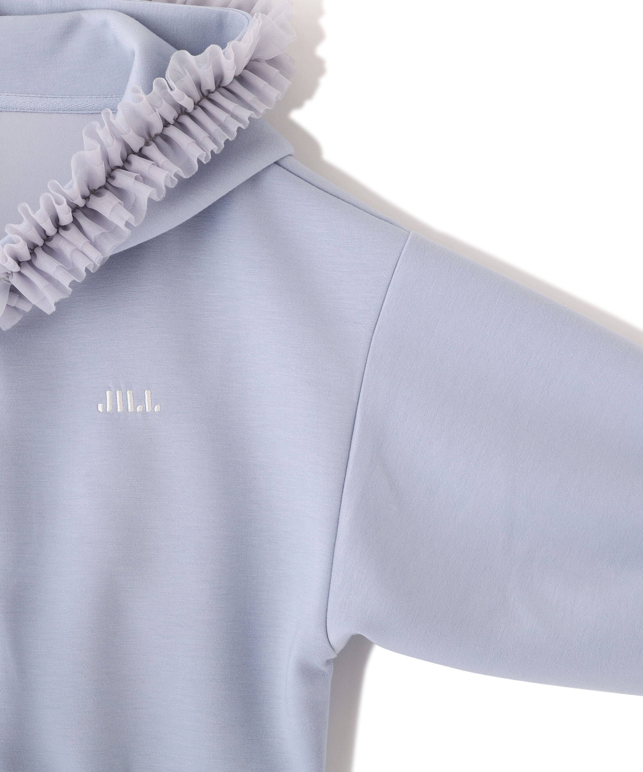  「チュールフリルダイバーパーカー」|Tシャツ・カットソー|