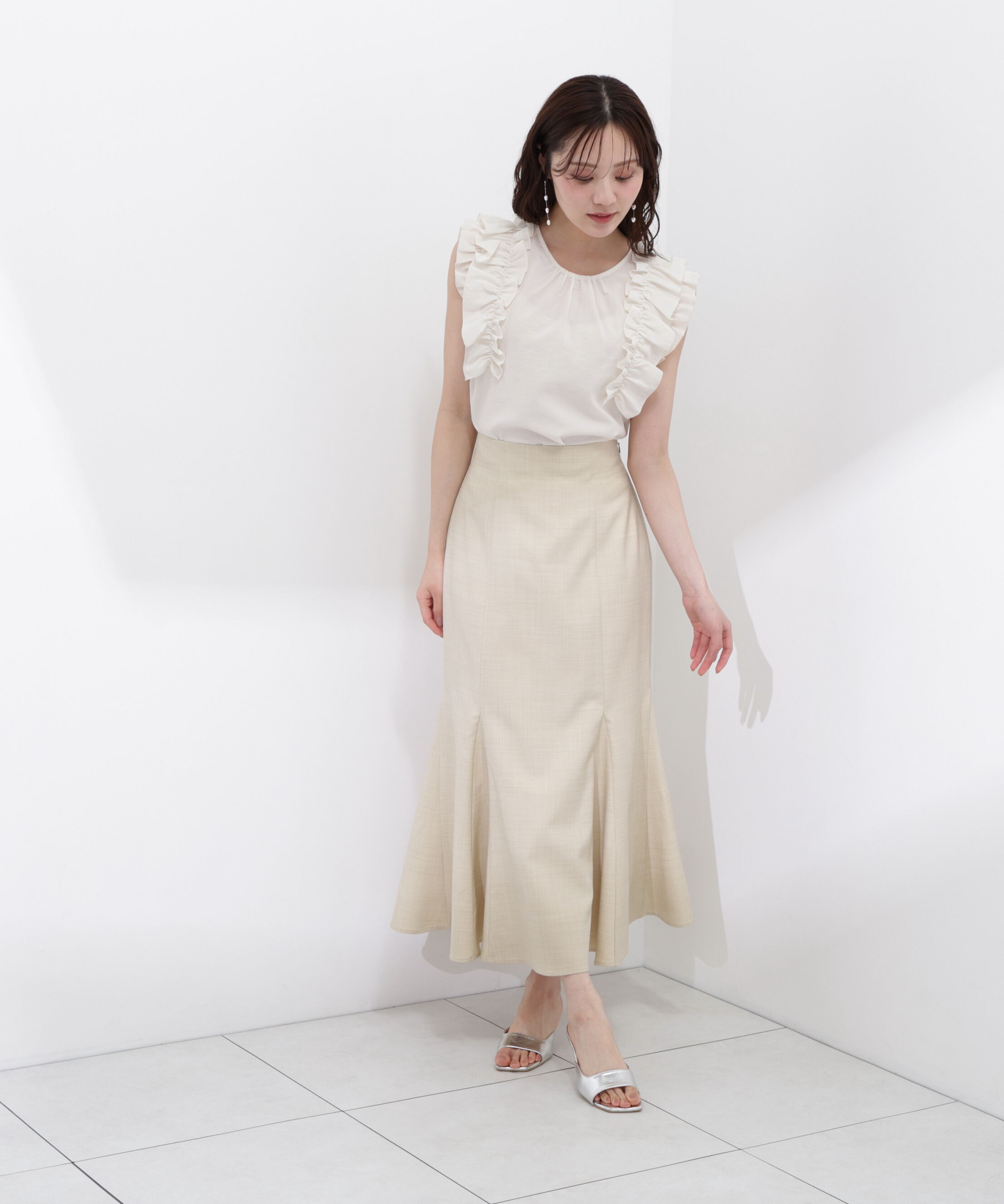 PROPORTION BODY DRESSING「＜青島心さん着用＞ハイウエストマーメイドスカート」|スカート|
