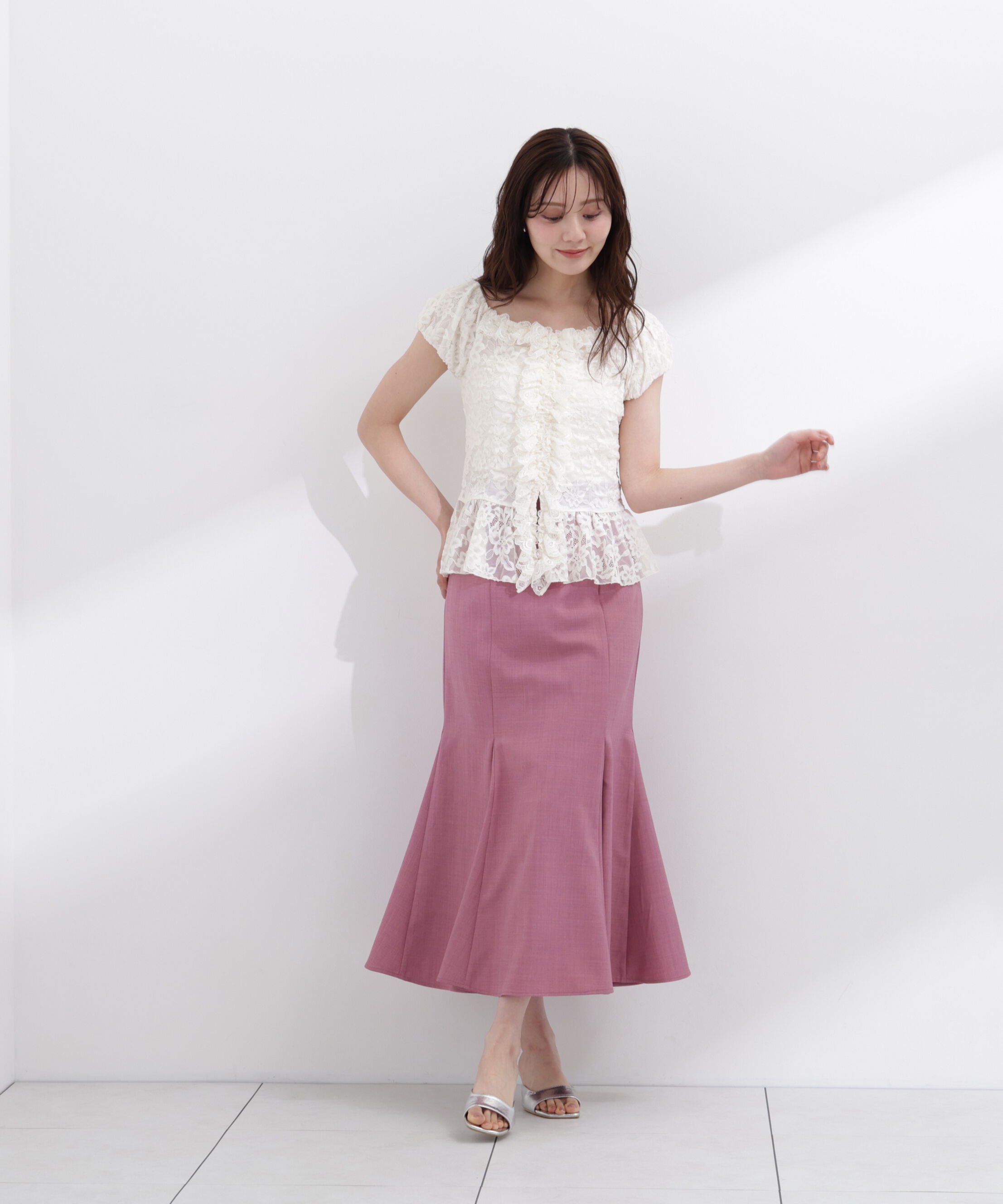 PROPORTION BODY DRESSING「＜青島心さん着用＞ハイウエストマーメイドスカート」|スカート|