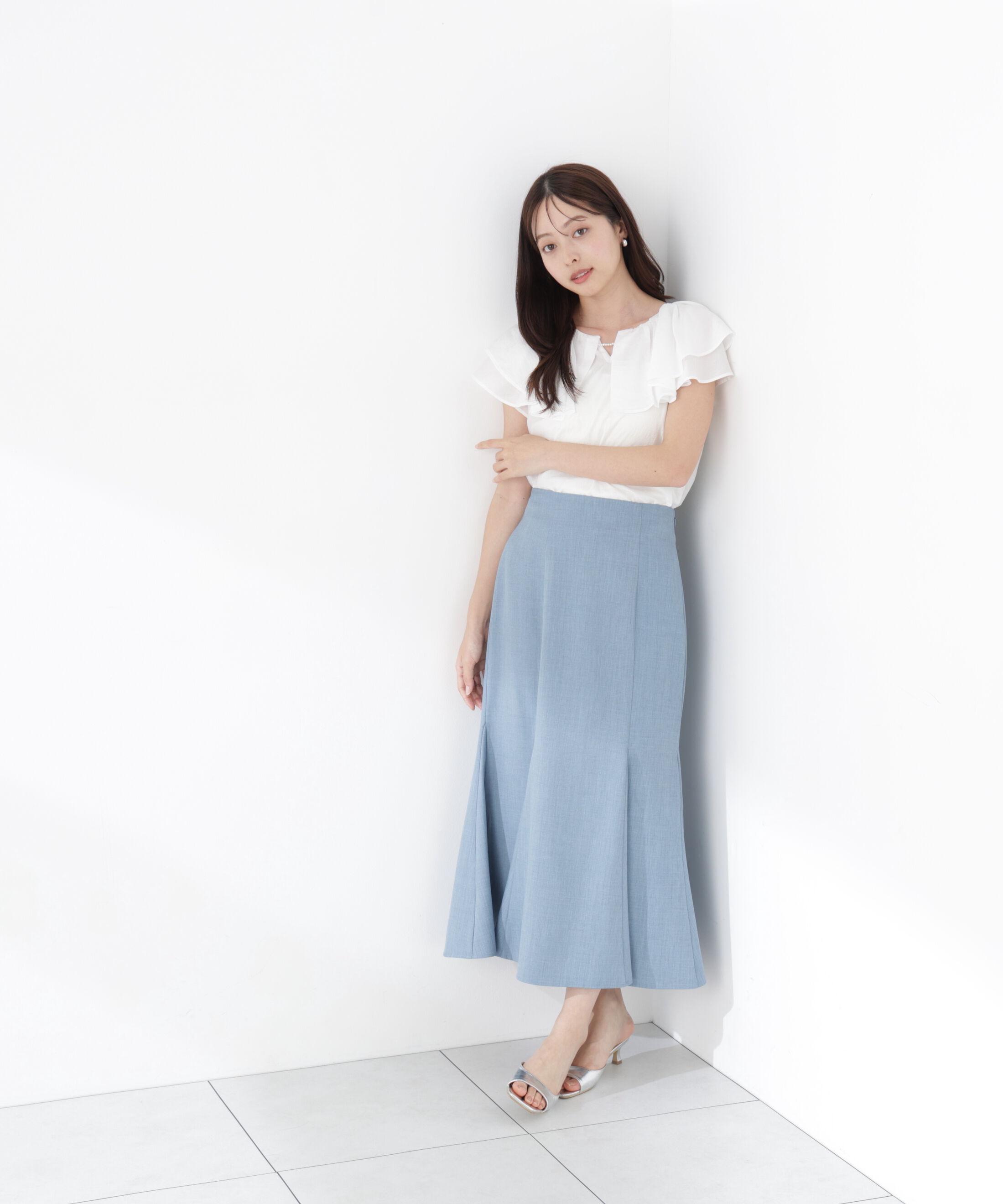 PROPORTION BODY DRESSING「＜青島心さん着用＞ハイウエストマーメイドスカート」|スカート|
