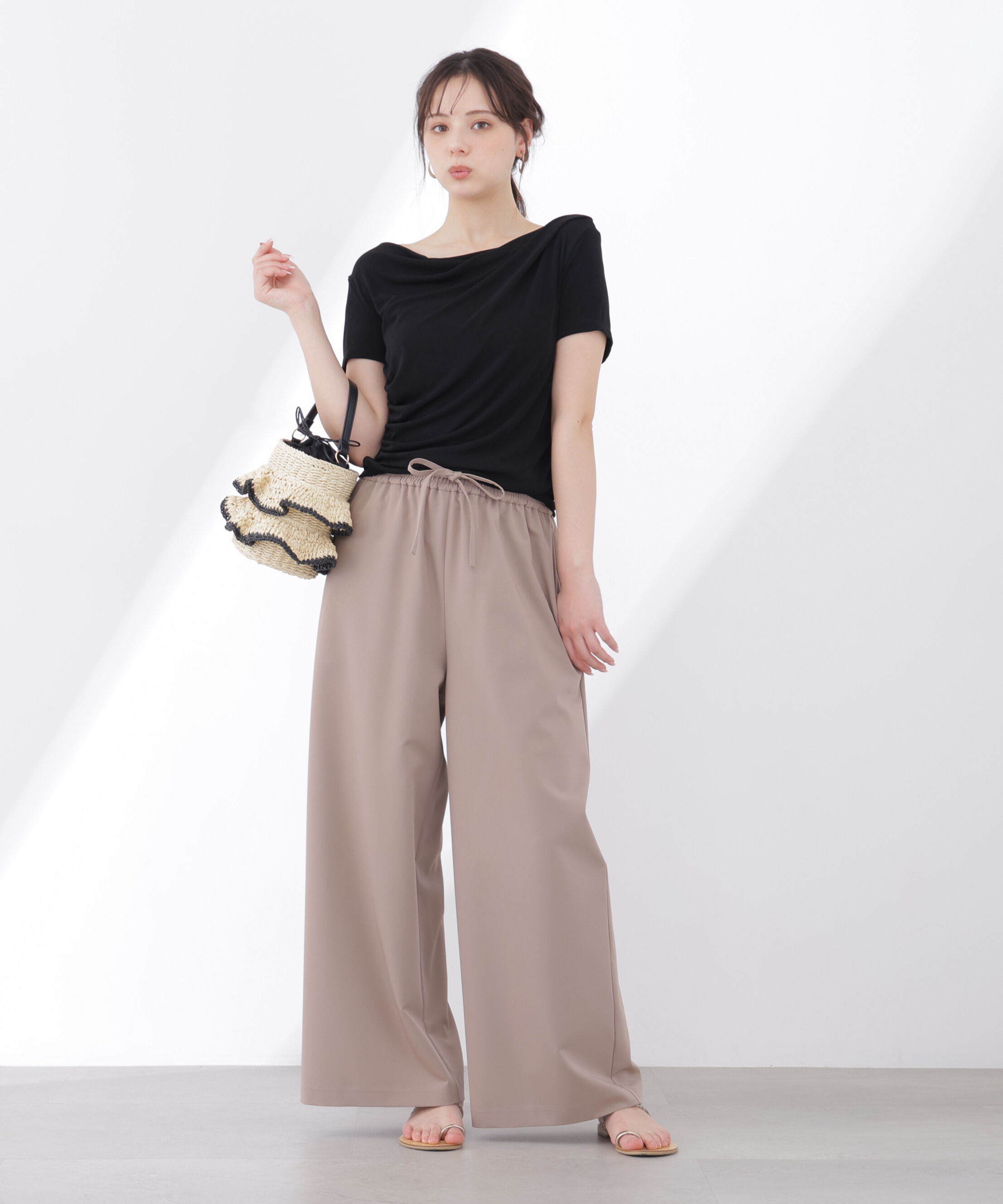 PROPORTION BODY DRESSING「＜中川紅葉さん着用＞〈a/mie〉ワイドイージーパンツ」|その他|
