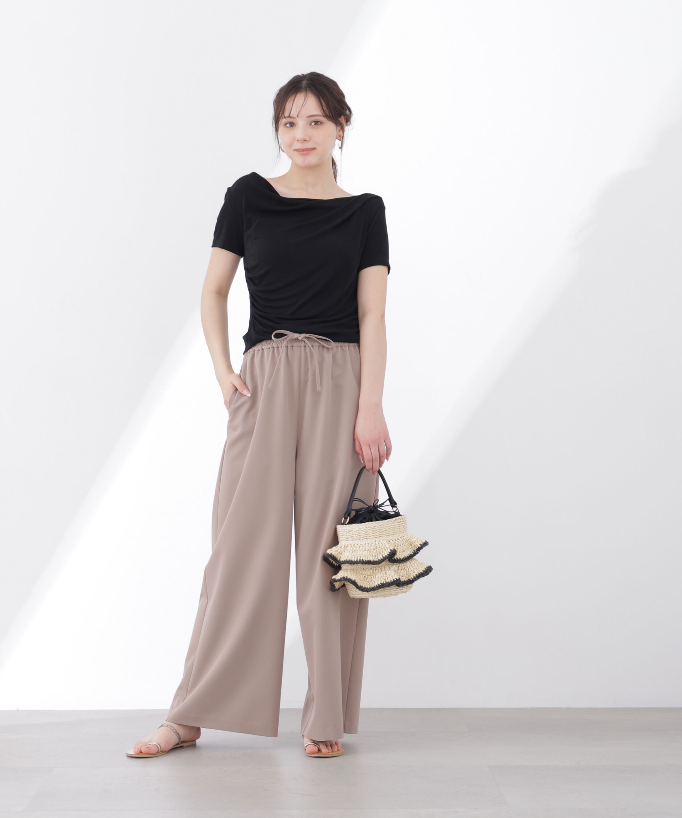PROPORTION BODY DRESSING「＜中川紅葉さん着用＞〈a/mie〉ワイドイージーパンツ」|その他|