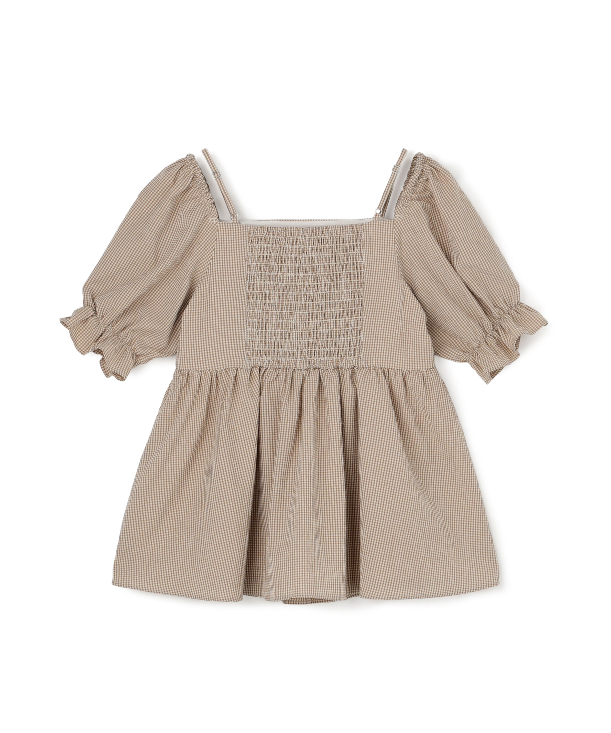 PROPORTION BODY DRESSING「〈a/mie〉ギンガム2wayブラウス」|シャツ・ブラウス|