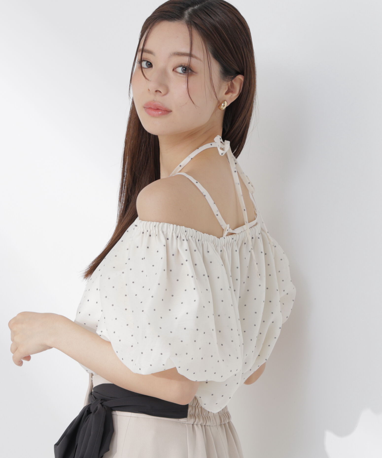 PROPORTION BODY DRESSING「シアーバルーンブラウス」|シャツ・ブラウス|