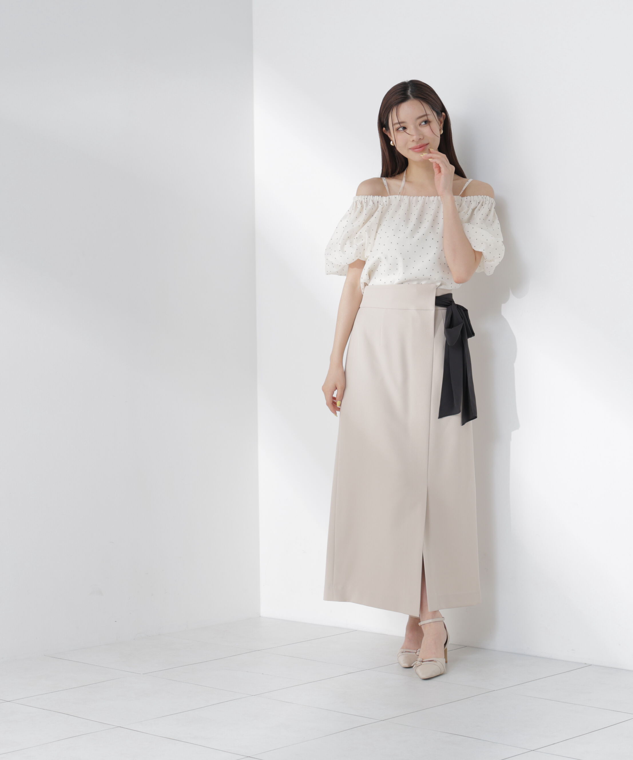 PROPORTION BODY DRESSING「シアーバルーンブラウス」|シャツ・ブラウス|