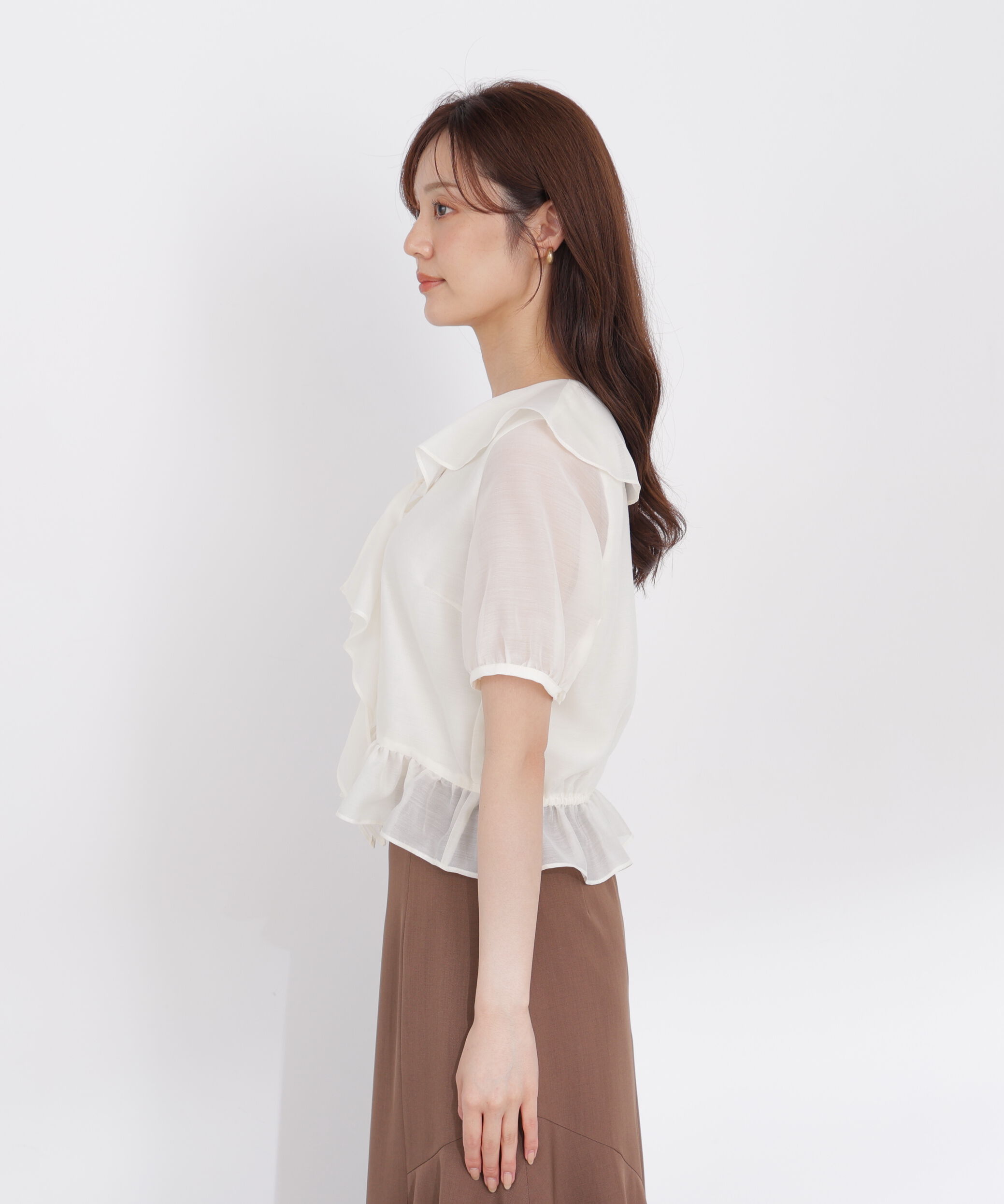 PROPORTION BODY DRESSING「ラッフルブラウス」|シャツ・ブラウス|