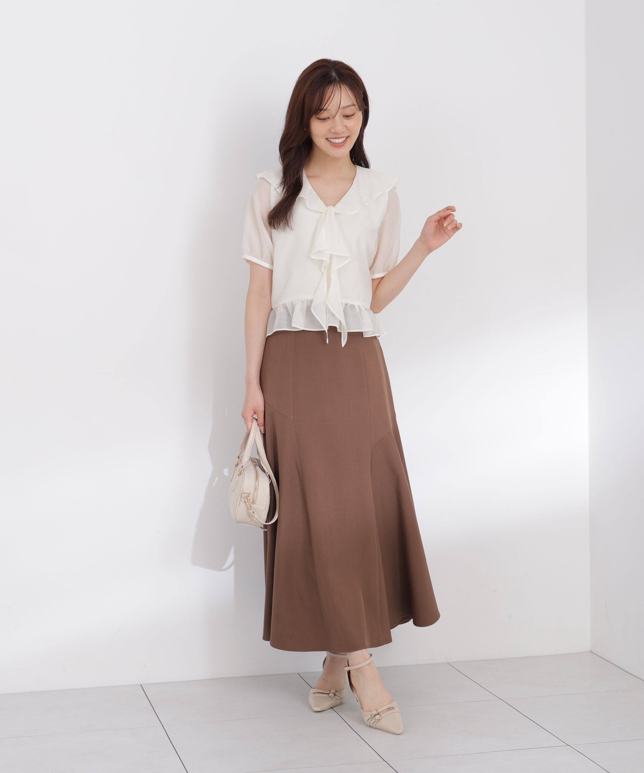 PROPORTION BODY DRESSING「ラッフルブラウス」|シャツ・ブラウス|