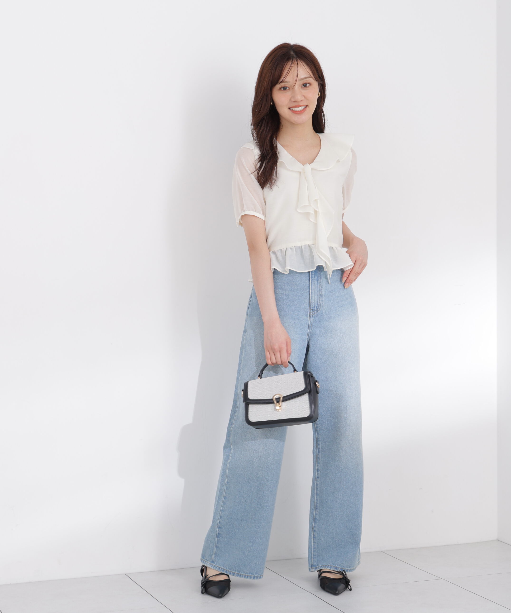 PROPORTION BODY DRESSING「ラッフルブラウス」|シャツ・ブラウス|
