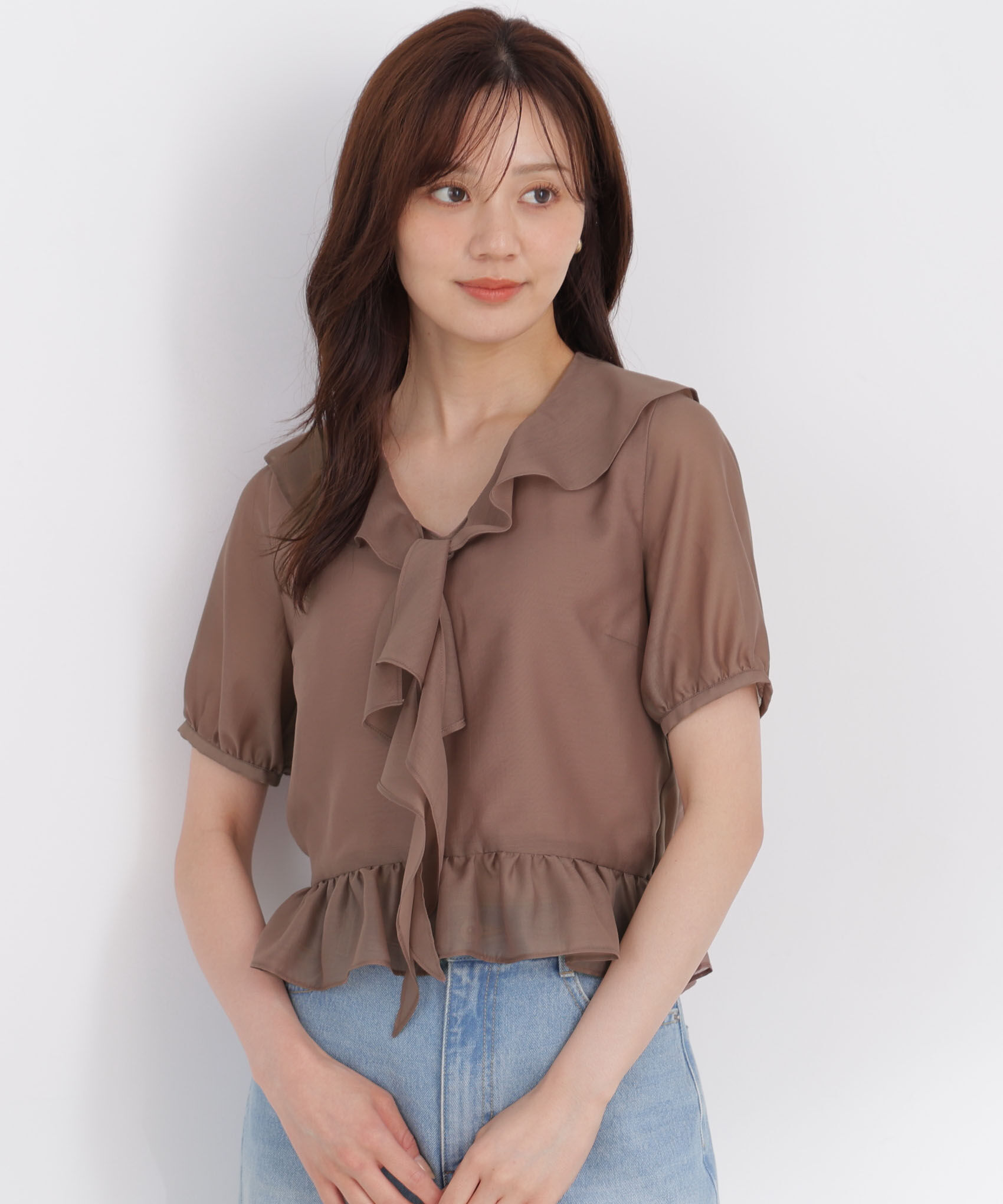 PROPORTION BODY DRESSING「ラッフルブラウス」|シャツ・ブラウス|