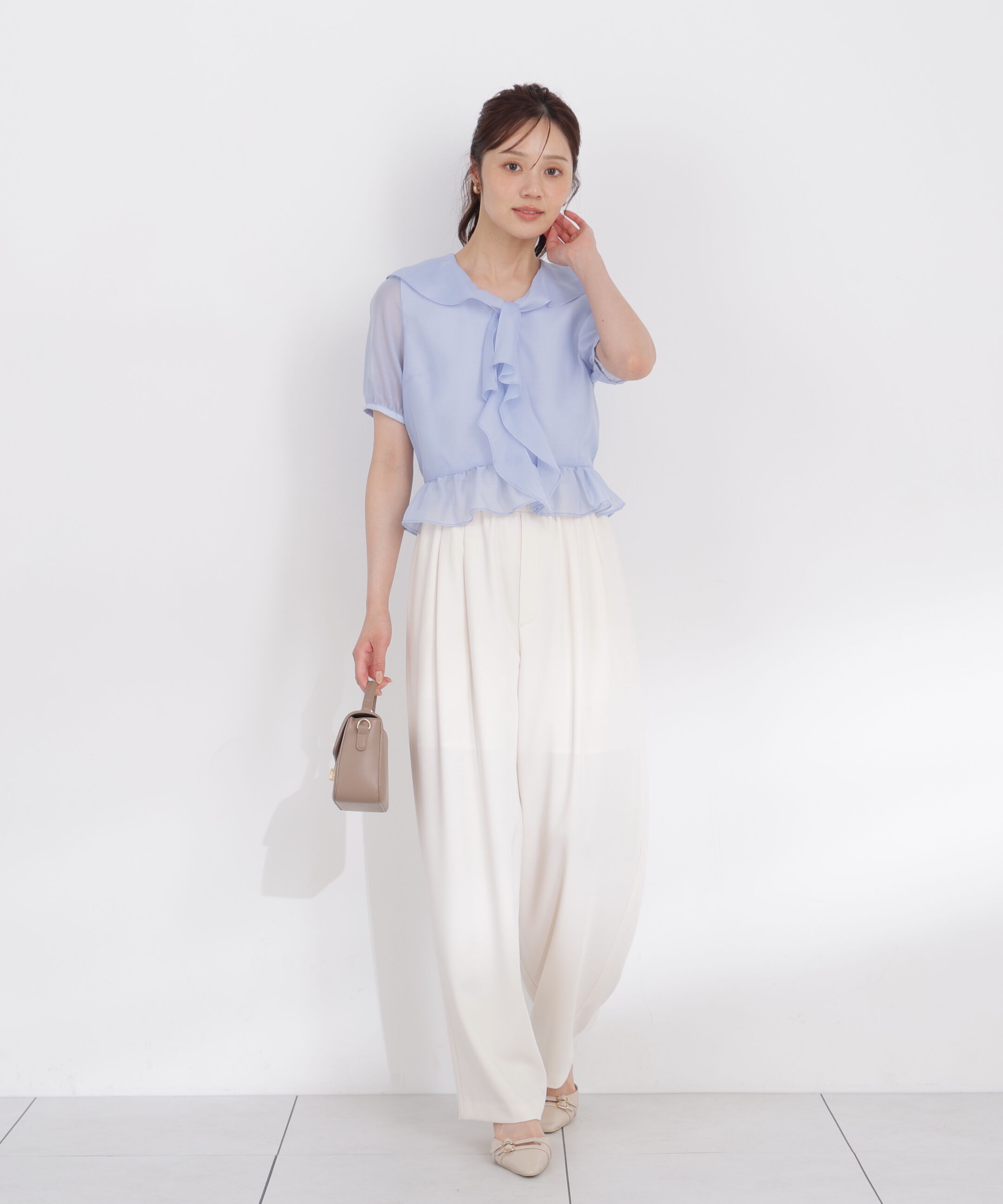 PROPORTION BODY DRESSING「ラッフルブラウス」|シャツ・ブラウス|