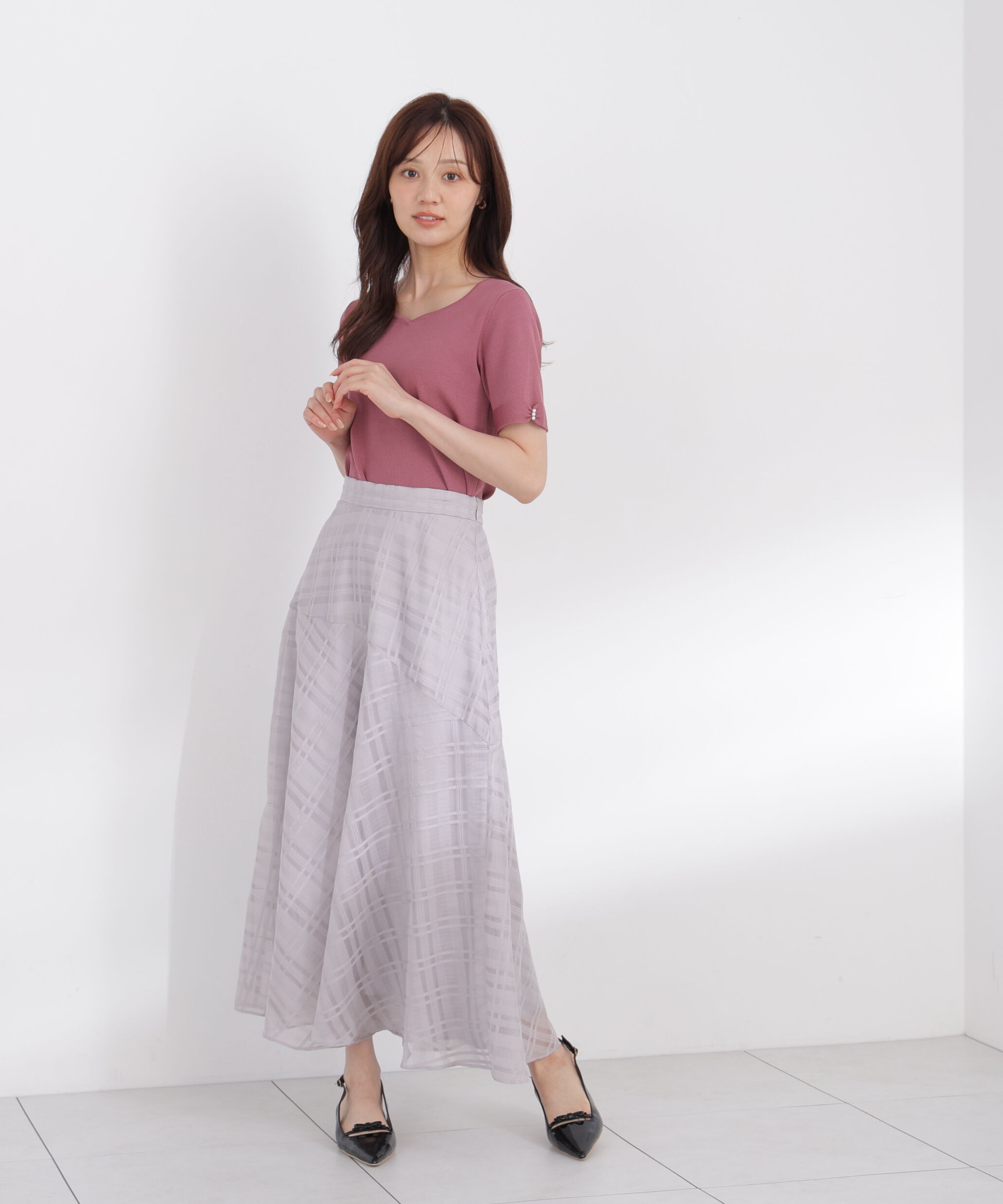 PROPORTION BODY DRESSING「袖リボン総針ニットトップス」|ニット・セーター|