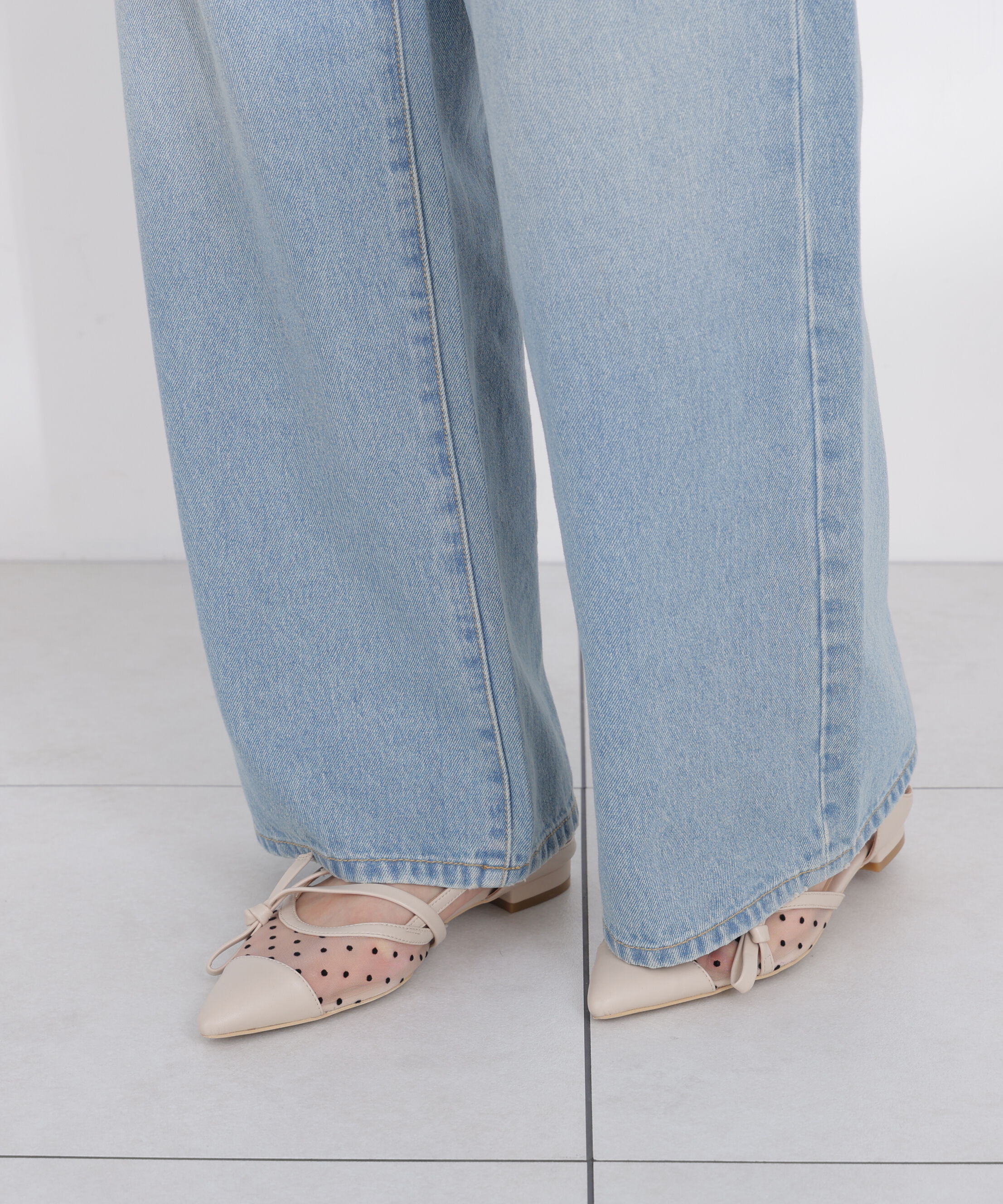 PROPORTION BODY DRESSING「＜a/mie＞レースハイウエストワイドデニムパンツ」|その他|