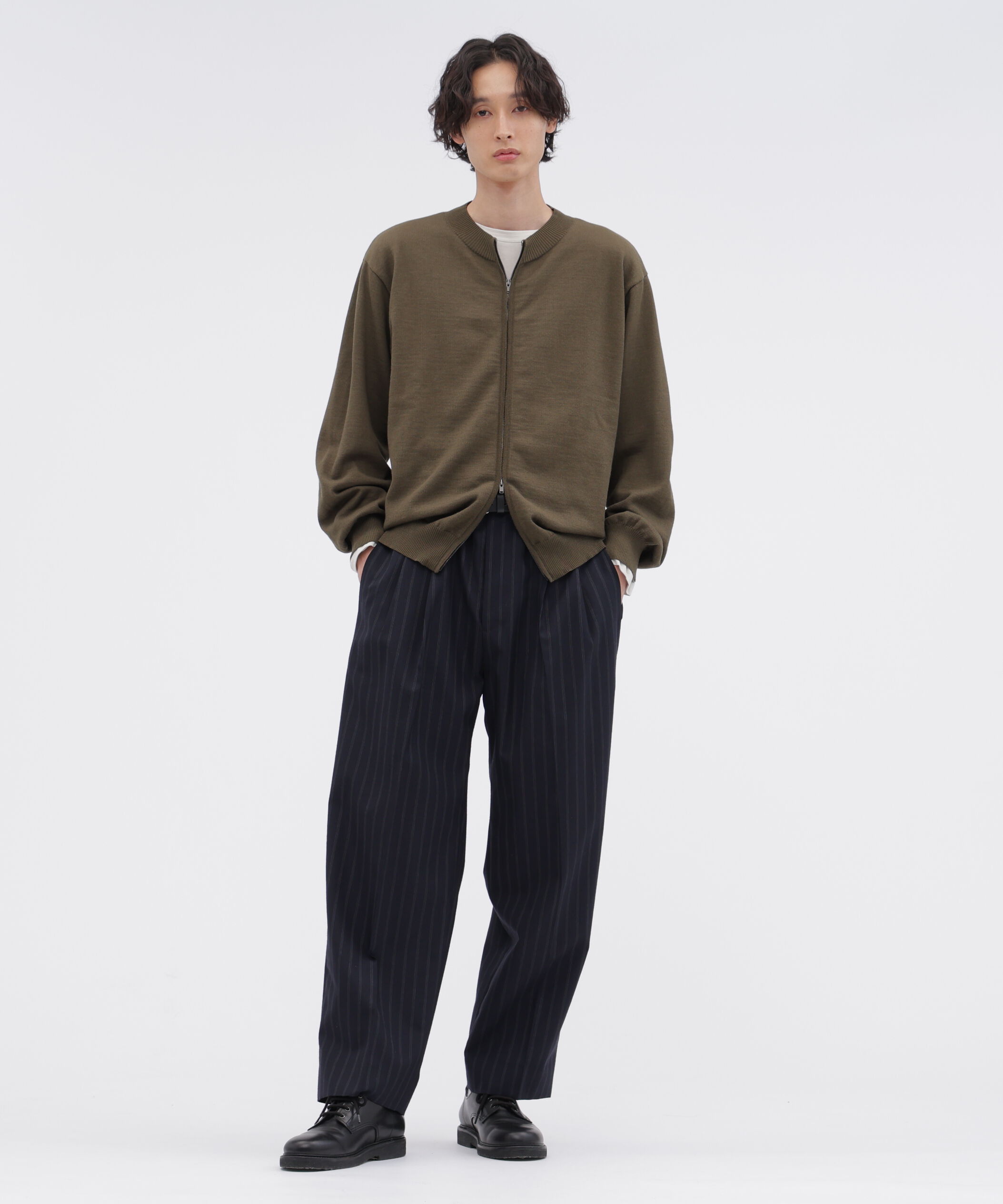 MARGARET HOWELL「WIDE STRIPE WOOL TROUSERS」|その他|