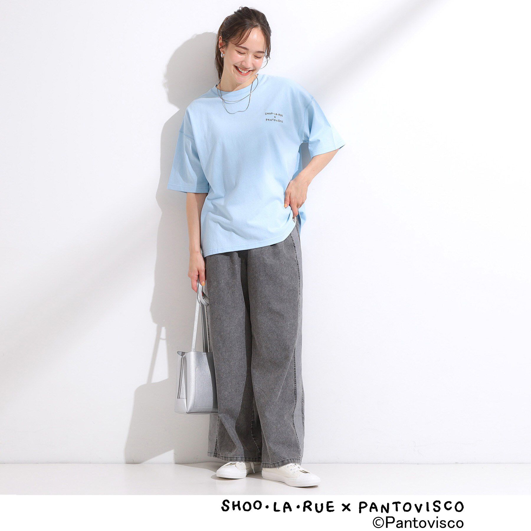 SHOO･LA･RUE「【パントビスコ／ぺろち】プリントTシャツ」|Tシャツ・カットソー|